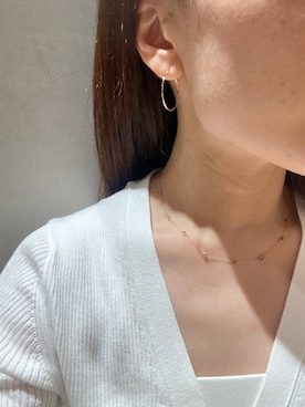 「URBAN RESEARCH（アーバンリサーチ）のアイテム（ピアス（両耳用））」を使った、nさん（レディース・154cm）の夏コーディネート