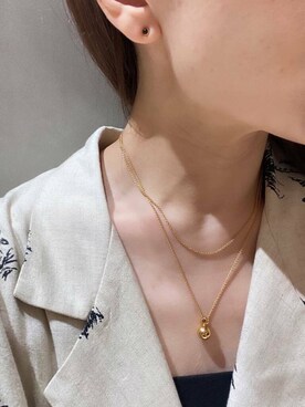 「URBAN RESEARCH（アーバンリサーチ）のアイテム（ピアス（両耳用））」を使った、nさん（レディース・154cm）の夏コーディネート