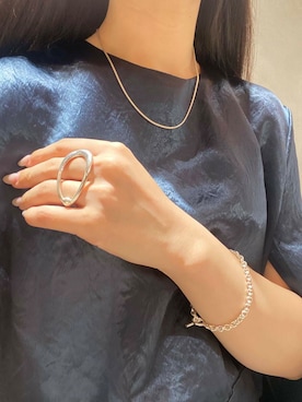 夏服コーデ】18金 クローバーチェーン ブレスレット他 チェーン