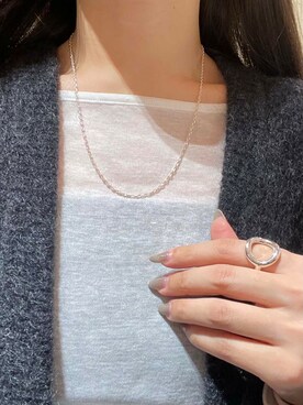 「URBAN RESEARCH（アーバンリサーチ）のアイテム（リング）」を使った、nさん（レディース・154cm）の冬コーディネート