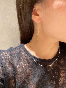 「URBAN RESEARCH（アーバンリサーチ）のアイテム（ピアス（両耳用））」を使った、nさん（レディース・154cm）の冬コーディネート