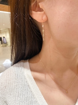 「URBAN RESEARCH（アーバンリサーチ）のアイテム（ピアス（両耳用））」を使った、nさん（レディース・154cm）の夏コーディネート