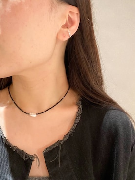 「URBAN RESEARCH（アーバンリサーチ）のアイテム（イヤリング）」を使った、nさん（レディース・154cm）の秋コーディネート