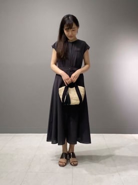 「URTECH」｜「アイテム（ワンピース/ドレス）」を使った、nさん（レディース・154cm）の夏コーディネート