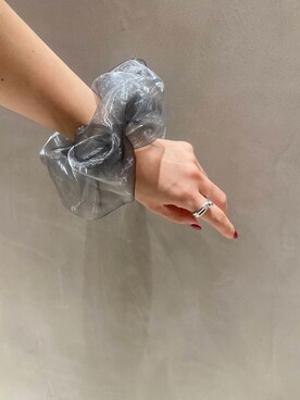 「アイテム（ヘアゴム）」を使った、nさん（レディース・154cm）の秋コーディネート
