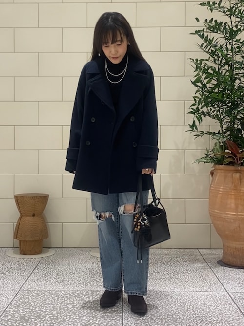 ★新品【URBAN RESEARCH】スーパー100メルトンPコート スーパー100メルトンPコート（ピーコート）｜URBAN RESEARCH