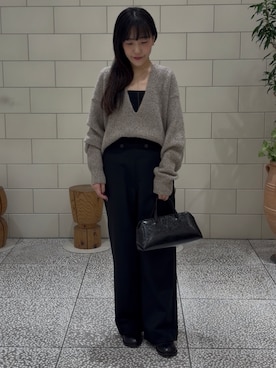 「URBAN RESEARCH ROSSO（アーバンリサーチロッソ）のアイテム（ハンドバッグ）」を使った、nさん（レディース・154cm）の秋コーディネート