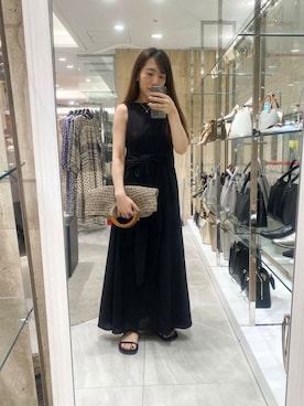 「URBAN RESEARCH ROSSO WOMEN（アーバンリサーチ　ロッソ）のアイテム（ワンピース/ドレス）」を使った、nさん（レディース・154cm）の夏コーディネート