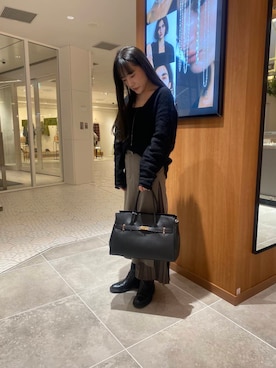 「URBAN RESEARCH（アーバンリサーチ）のアイテム（ピアス（両耳用））」を使った、nさん（レディース・154cm）の秋コーディネート