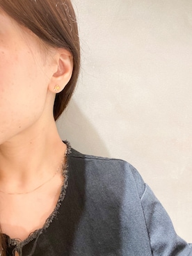 「K10ピアス」｜nさん（レディース・154cm）の夏コーディネート