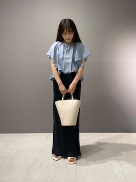 「URBAN RESEARCH ROSSO WOMEN（アーバンリサーチ　ロッソ）のアイテム（スカート）」を使った、nさん（レディース・154cm）の春コーディネート
