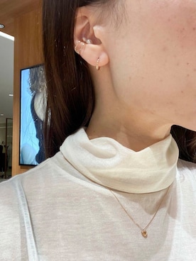 「アイテム（チャーム）」を使った、nさん（レディース・154cm）の秋コーディネート