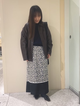 nさん（レディース・154cm）の冬コーディネート