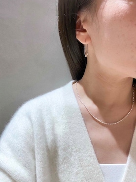 「URBAN RESEARCH（アーバンリサーチ）のアイテム（ピアス（両耳用））」を使った、nさん（レディース・154cm）の冬コーディネート