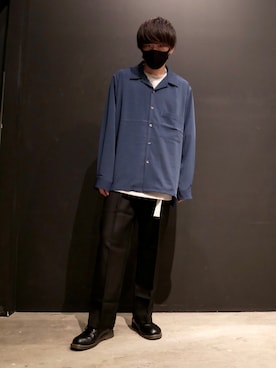 「Confirm（コンファーム）のアイテム（その他アウター）」を使った、りんmaさん（メンズ・171cm）の秋コーディネート
