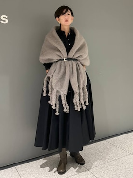 「Chaos（カオス）のアイテム（ワンピース/ドレス）」を使った、chaos_haseさん（レディース・169cm）の秋コーディネート