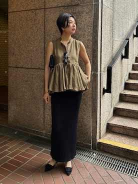 「Chaos（カオス）のアイテム」を使った、chaos_haseさん（レディース・169cm）の春コーディネート