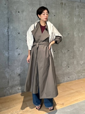 「Chaos（カオス）のChaos(カオス)/◆WHY NOT NOW◆リバーランチデニム（デニムパンツ）」を使った、chaos_haseさん（レディース・169cm）の夏コーディネート