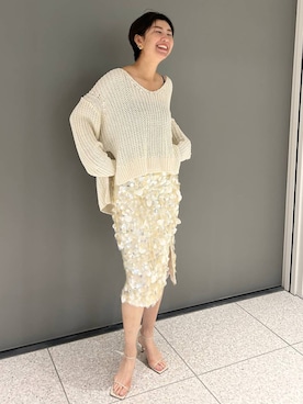 「Chaos（カオス）のアイテム（キャミソール）」を使った、chaos_haseさん（レディース・169cm）の夏コーディネート