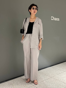 「Chaos（カオス）のアイテム（ジャケット/アウター）」を使った、chaos_haseさん（レディース・169cm）の夏コーディネート