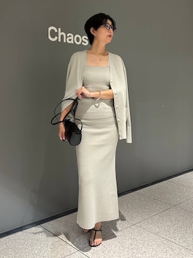 「Chaos（カオス）のアイテム（スカート）」を使った、chaos_haseさん（レディース・169cm）の夏コーディネート