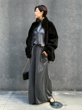 「アイテム（ブルゾン）」を使った、chaos_haseさん（レディース・169cm）の秋コーディネート