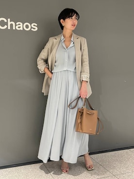 「Chaos（カオス）のアイテム（サンダル）」を使った、chaos_haseさん（レディース・169cm）の春コーディネート