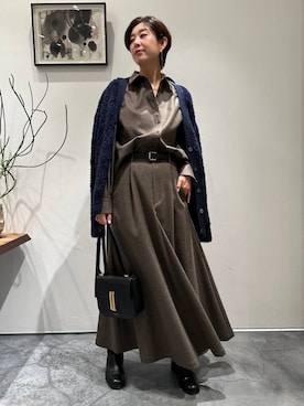 「Chaos（カオス）のアイテム（ブーツ）」を使った、chaos_haseさん（レディース・169cm）の冬コーディネート
