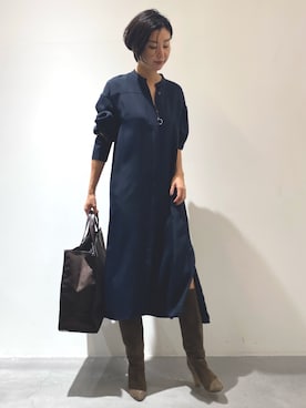 「Chaos」｜「アイテム（ブーツ）」を使った、chaos_haseさん（レディース・169cm）の秋コーディネート