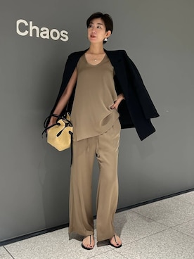 「Chaos（カオス）のアイテム（ジャケット/アウター）」を使った、chaos_haseさん（レディース・169cm）の夏コーディネート