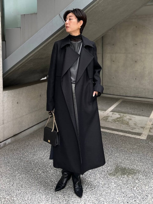 新品chaosカオス上質ウールコートブラック セール】Chaos(カオス)/ ◇坪田あさみさんInstaLIVE紹介◇ バリスト