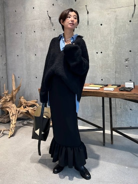 「Chaos（カオス）のアイテム（ブーツ）」を使った、chaos_haseさん（レディース・169cm）の秋コーディネート