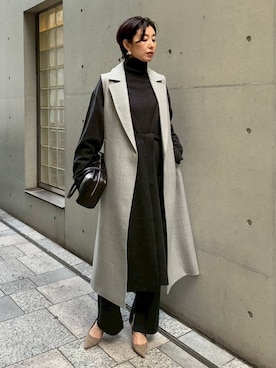 「アイテム（その他アウター）」を使った、chaos_haseさん（レディース・169cm）の秋コーディネート