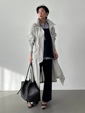 「アイテム（ナイロンジャケット）」を使った、chaos_haseさん（レディース・169cm）の冬コーディネート