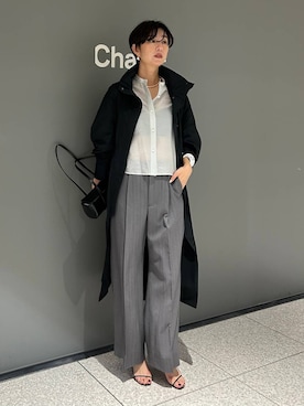 「アイテム（ナイロンジャケット）」を使った、chaos_haseさん（レディース・169cm）の夏コーディネート
