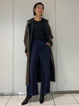 「Chaos（カオス）のアイテム（チェスターコート）」を使った、chaos_haseさん（レディース・169cm）の秋コーディネート