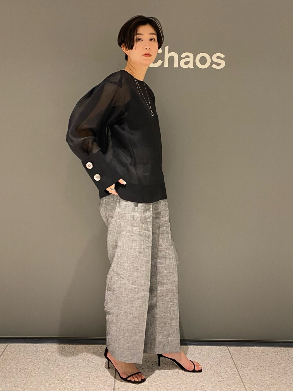 Chaos（カオス）の「Chaos(カオス)/メランジェシャツ（シャツ