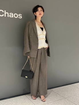 「アイテム（チューブトップ）」を使った、chaos_haseさん（レディース・169cm）の夏コーディネート