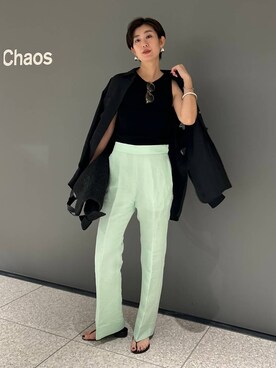 chaos_haseさん（レディース・169cm）の春コーディネート