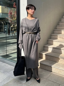 「MANUELA（マヌエラ）のアイテム」を使った、chaos_haseさん（レディース・169cm）の秋コーディネート