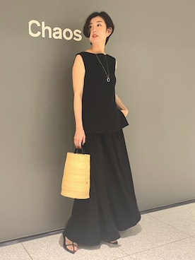 「Chaos」｜「アイテム（バッグ）」を使った、chaos_haseさん（レディース・169cm）の春コーディネート