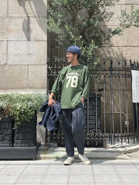 「HAVERSACK」｜OTSUKIさん（メンズ・178cm）の夏コーディネート