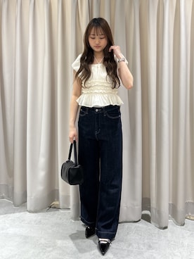 「FREE'S MART（フリーズマート）のアイテム」を使った、杏菜さん（レディース・160cm）の春コーディネート