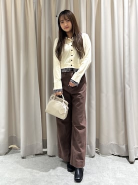 「FREE'S MART（フリーズマート）のアイテム」を使った、杏菜さん（レディース・160cm）の秋コーディネート