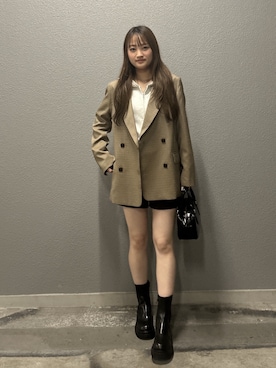 杏菜さん(レディース・160cm)の秋コーディネート