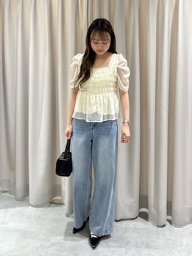 「FREE'S MART（フリーズマート）のアイテム」を使った、杏菜さん（レディース・160cm）の春コーディネート