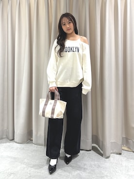 杏菜さん（レディース・160cm）の春コーディネート