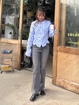 杏菜さん（レディース・160cm）の春コーディネート