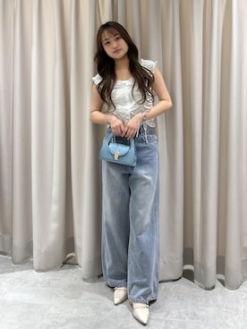 「FREE'S MART（フリーズマート）のアイテム」を使った、杏菜さん（レディース・160cm）の春コーディネート