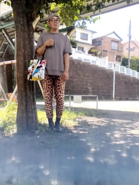 「アイテム（スウェット）」を使った、にゃんこさん（レディース・173cm）の夏コーディネート